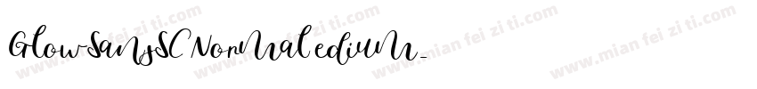 GlowSansSC Normal edium字体转换